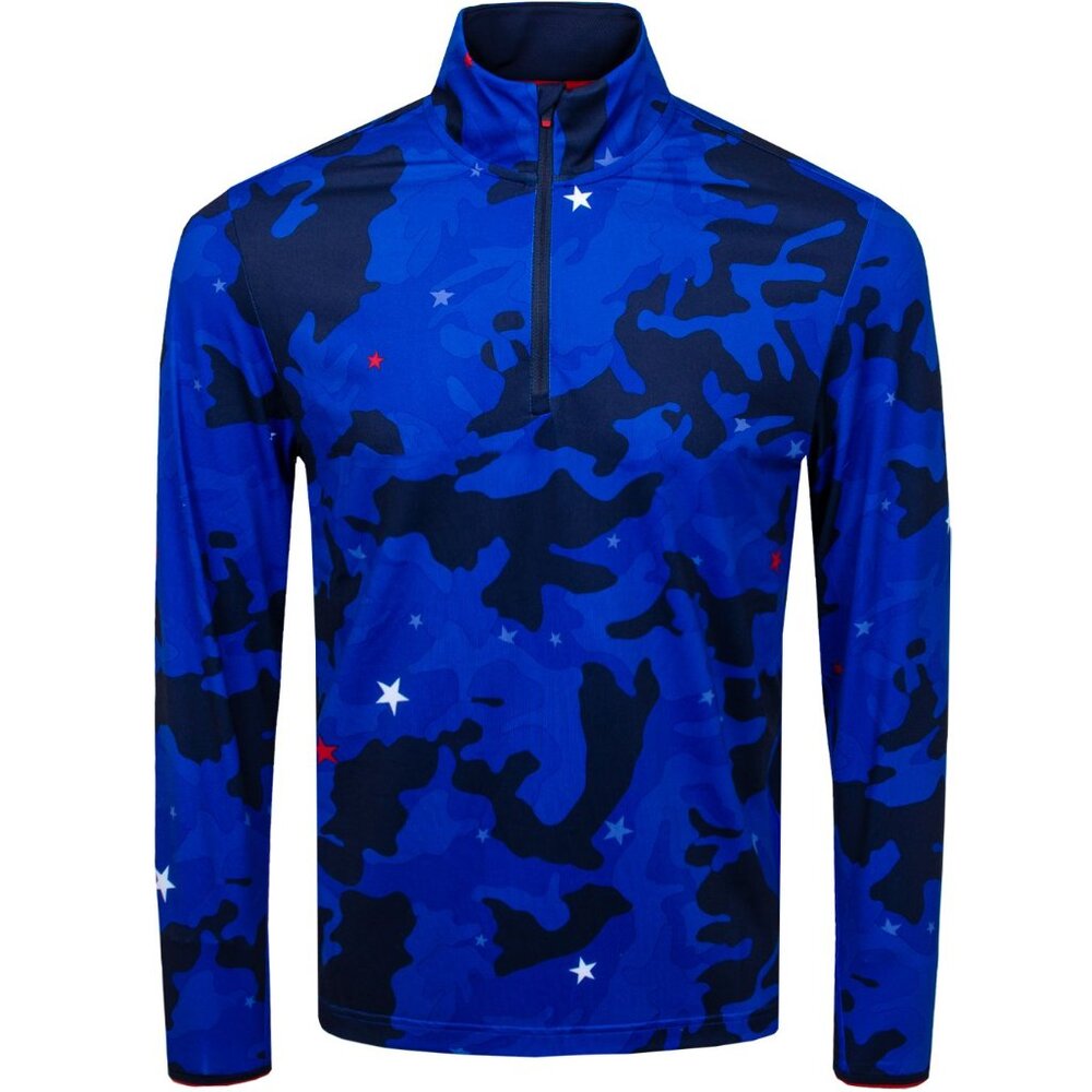 Ralph Lauren x Justin Thomas Polo Golf Half Zip Stretch Jersey Pullover SZ M